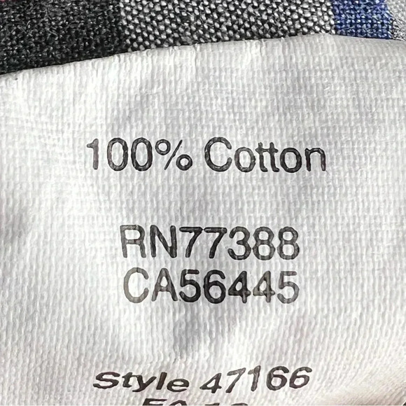 J Crew Men’s Heathered Cotton Plaid Button Down Shirt Size XL Gray Blue Red GUC - Picture 5 of 6